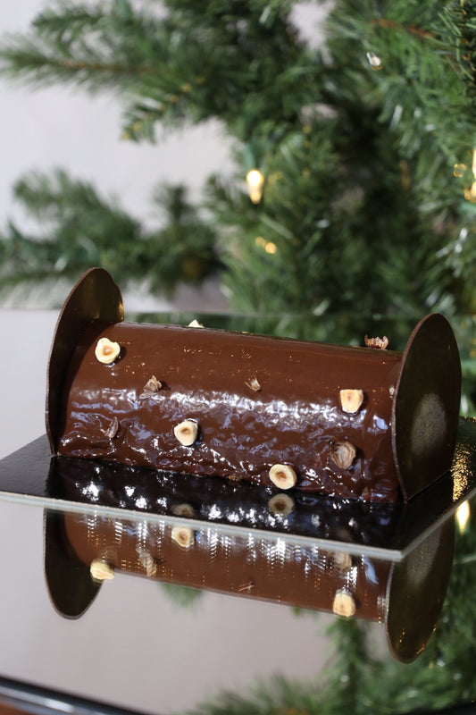 Bûche - Chocolat Noisettes