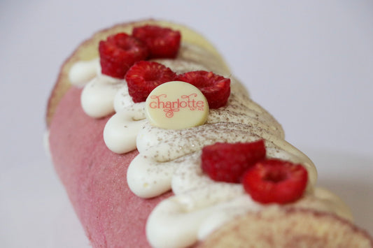 Bûche - Framboises Vanille